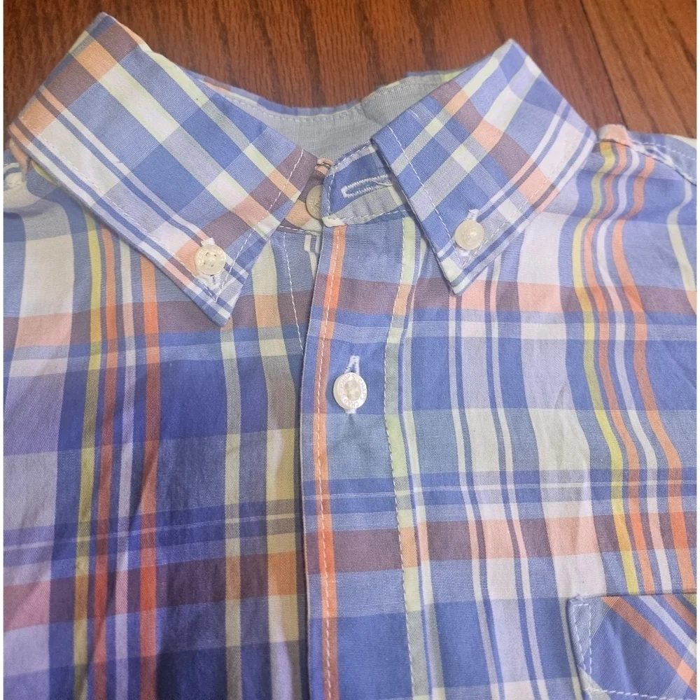 Chaps Youth Boy's Short Sleeve Button Down Shirt